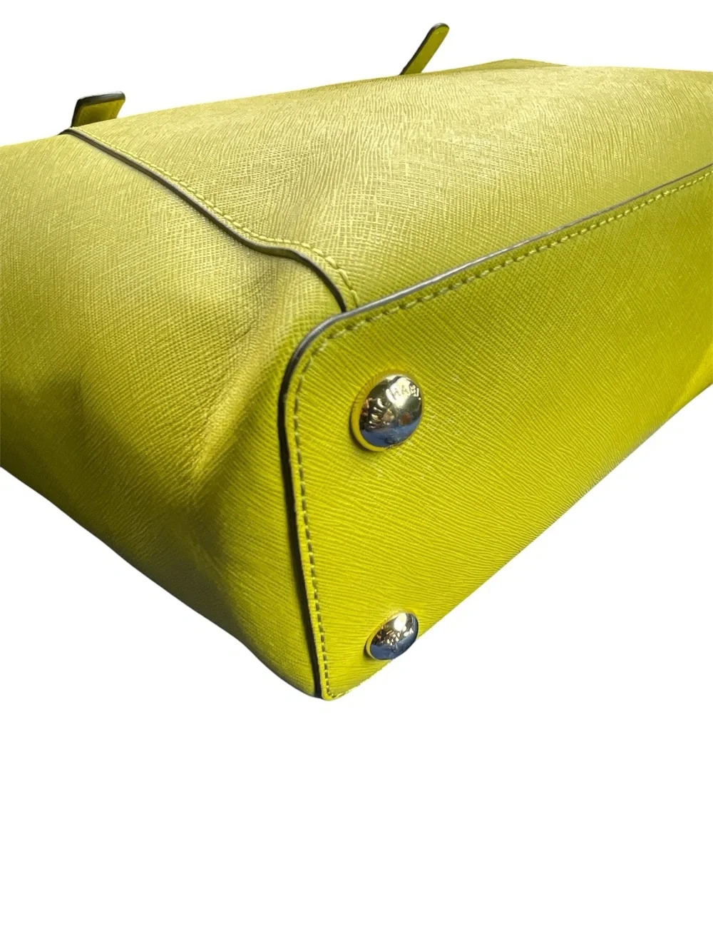 Michael Kors Bright Yellow Saffiano Leather Tote
